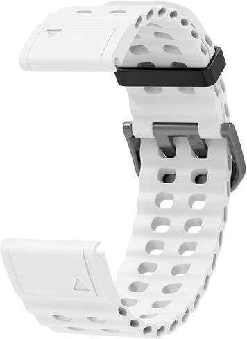 22mm QuickFit Band for Garmin Fenix 8/7/6/5, Ocean Silicone Sport Strap for Fenix E 47mm, Instinct 1/2, Waterproof and Sweat-Resistant Design in Kuwait