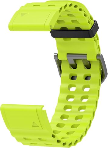 22mm QuickFit Band for Garmin Fenix 8/7/6/5, Ocean Silicone Sport Strap for Fenix E 47mm, Instinct 1/2, Waterproof and Sweat-Resistant Design in Kuwait