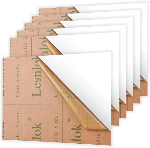Matte White Acrylic Sheets 1/8 inch Thick 3mm 2 Pieces 8 x 12 Frosting White Plexiglass Sheet,Suitable for Painting, Handicrafts, DIY Display Projects (2, matte white, 8 x 12) in Saudi Arabia
