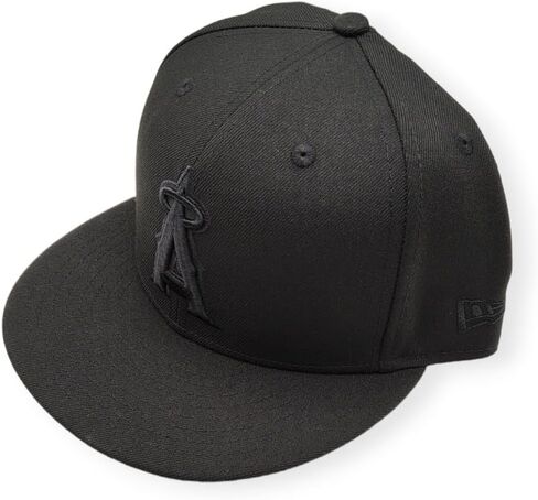 قبعة New Era 9Fifty Hat Los Angeles Dodgers Basic D سوداء على سناب باك أسود قابل للتعديل in Kuwait