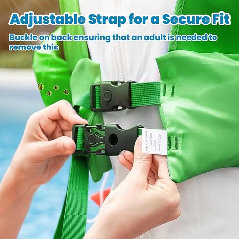 Heysplash Kids Swimming Vest, Toddler Floaties Fit 33-70 Lbs, Puddle Kids Jumper with Adjustable Strap, Swim Jacket Water Wing Arm Baby Float, Pool Sea Swimming Aid for Boys 2-7 Years,Full Blue Shark in Saudi Arabia
