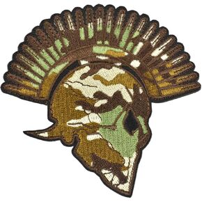 Tactical Military Morale Patch Spartan Tank Soldiers, Pilots Emblem Embroidered Fastener Hook & Loop Patch