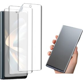 3 Pack Matte Screen Protectors for Samsung Galaxy Z Fold 6, Outside Screen Self-Healing TPU Film Scratch-Resistant Bubble Free Sensitive Touch Ultra-Thin Support Fingerprint Unlock