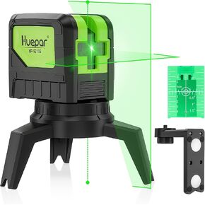 Huepar 3 - Point Laser, Self-leveling Green Beam Laser Level with Plumb Spots for Soldering and Points Reference Positioning, 197ft Working Range, Floor Stand and Magnetic Bracket Included- 9300G in Saudi Arabia
