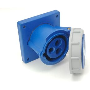 60309 16A 3 Pin 220V-250V 50/60Hz 3P 6h 2P+E Waterproof IP67 CEE/IEC IEC60309 Female Connector Blue