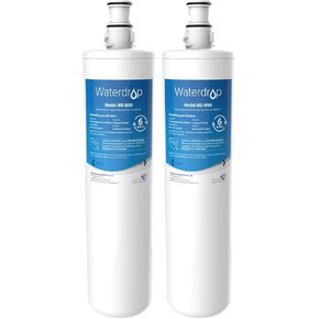 Waterdrop 3US-MAX-F01 Maximum Under Sink Water Filter, Replacement for Filtrete 3US-PF01, 3US-PS01, 3US-MAX-S01, Aqua-Pure C-Cyst-FF, Manitowoc K-00337, K-00338, NSF/ANSI 42 Certified, Pack of 2