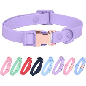 FEimaX Waterproof Dog Collar with Adjustable and Stinkproof，Dog Collars Easy to Clean for Large Medium Small Dogs，Pet Collars Soft Comfortable Without Neck Strain