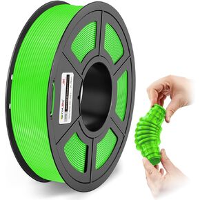3D Printer Filament PLA+, 1.75mm PLA Plus Filament with +/- 0.02mm Precision, Compatible with Most FDM 3D Printers,Quality Vacuum-Sealed Consumables, 1kg Spool(2.2lbs), Black -10 Packs