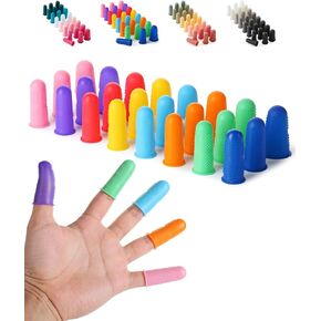 Mr. Pen- Hot Glue Gun Finger Protectors, 24 pcs, Silicone Finger Protectors, Finger Protectors, Finger Protectors for Hot Glue, Silicone Thimble, Hot Glue Finger Protectors, Finger Guard