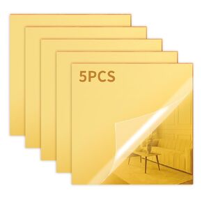 3 Pack 16 x 12 Inch Sliver Mirrored Acrylic Sheets, 1/8 Inch Thick Mirror Plastic Acrylic Sheet, Glossy Acrylic Sheet for Laser Crafts, DIY Project, Art Display