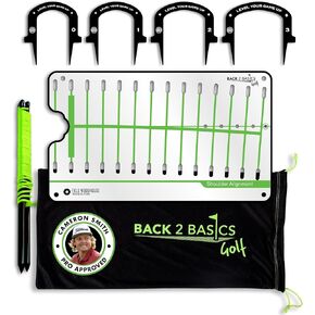 Pro Path Golf Putting Mirror - Portable Golf Training Aid - Swing Trainer Alignment Mirrors - Golfing Accessories Indoors Outdoors - Golf Training Equipment -