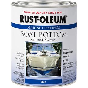 Rust-Oleum Available 207012 Marine Flat Boat Bottom Antifouling Enamel Paint, 1-Quart, Black, (Pack of 1), 32 Fl Oz