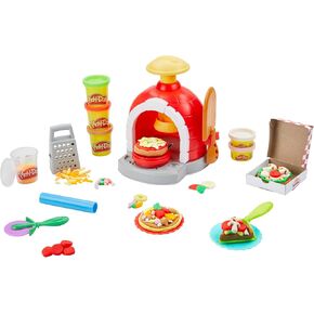 Play-Doh Kitchen Creations Pizza Oven Playset, Play Food Toy for Kids 3 Years and Up, 6 Cans of Modeling Compound, 8 Accessories, Non-Toxic in Saudi Arabia