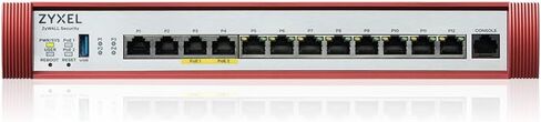حزمة Zyxel ZyWALL USG FLEX 200HP - جدار حماية الأمن السيبراني عالي السرعة مقابل البرامج الضارة | 2x Multi-Gig 2.5G 1x PoE+ | سنة واحدة من الذهب UTM | الأعمال الموصى بها تصل إلى 100 مستخدم | سحابة السديم [USGFLEX200HPBUN] in Kuwait