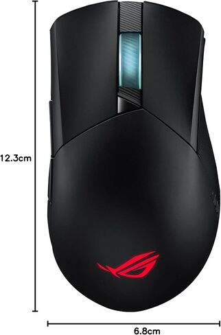 ASUS ROG Gladius III Wired Gaming Mouse, 19K Optical Sensor, 19,000 DPI, 6 Programmable Buttons, RGB Lighting, ROG Switch Socket Design, Swappable Switches, Ergonomic, Black in Saudi Arabia