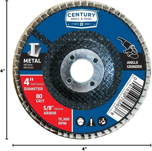 قرص القرن المثقاب والأداة 75586 زركونيا، 4-1/2 بوصة × 5/8-11 بوصة × 80 حبيبة in Kuwait