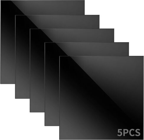 3 Pack 16 x 12 Inch Sliver Mirrored Acrylic Sheets, 1/8 Inch Thick Mirror Plastic Acrylic Sheet, Glossy Acrylic Sheet for Laser Crafts, DIY Project, Art Display in Saudi Arabia