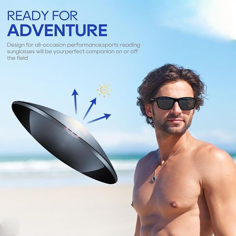 Reading Sunglasses for Men Women Outdoor Running Cycling Fishing Sport Full Frame Sun reader UV 400 Protection in Saudi Arabia