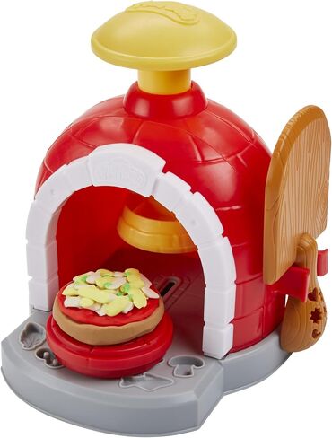Play-Doh Kitchen Creations Pizza Oven Playset, Play Food Toy for Kids 3 Years and Up, 6 Cans of Modeling Compound, 8 Accessories, Non-Toxic in Saudi Arabia