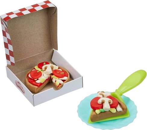 Play-Doh Kitchen Creations Pizza Oven Playset, Play Food Toy for Kids 3 Years and Up, 6 Cans of Modeling Compound, 8 Accessories, Non-Toxic in Saudi Arabia