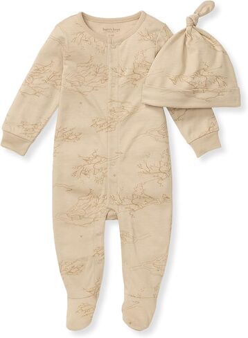 Burt's Bees Baby baby-boys Romper Jumpsuit, 100% Organic Cotton One-piece Short Sleeve Shortall, Long Sleeve Coverall in Saudi Arabia