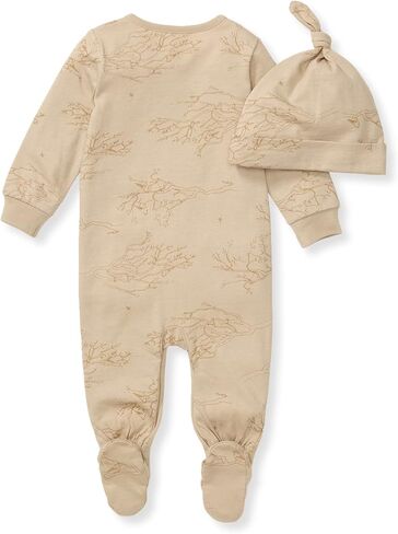 Burt's Bees Baby baby-boys Romper Jumpsuit, 100% Organic Cotton One-piece Short Sleeve Shortall, Long Sleeve Coverall in Saudi Arabia