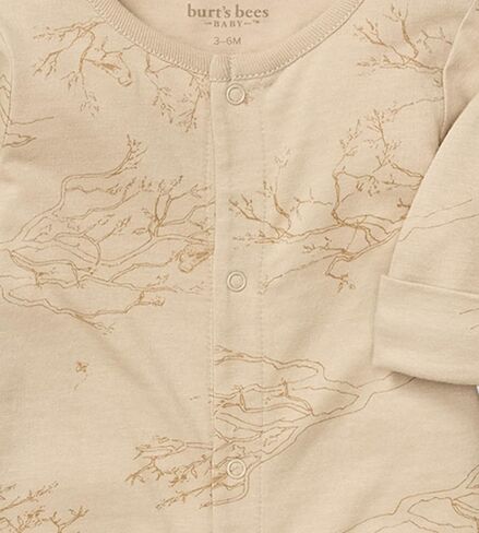 Burt's Bees Baby baby-boys Romper Jumpsuit, 100% Organic Cotton One-piece Short Sleeve Shortall, Long Sleeve Coverall in Saudi Arabia