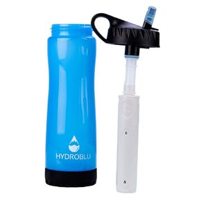Clear Flow Water Filter - 1,500-L Carbon and Hollow Fiber Membrane Water Filter Straw