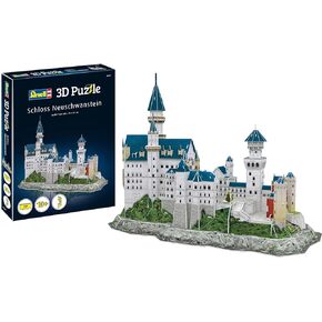 Revell Schloss Neuschwanstein 3D Puzzle Building Crafts for Adults and Kids Ages 10 Years and up - 121 Pieces