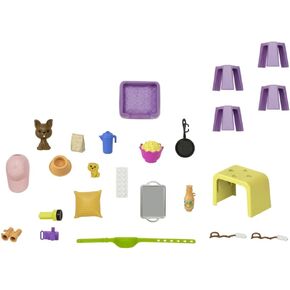 Replacement Parts for Barbie Dream Camper Vehicle Set - HCD46 - Replacement Pretend Cookware, Dog Supplies, Camping Supplies