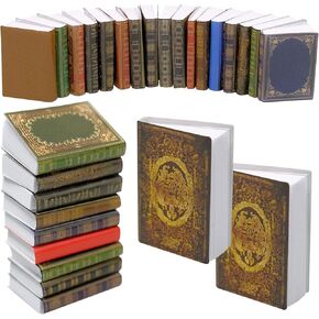 110 Pcs 1: 12 Scale Miniatures Dollhouse Books Mini Dollhouse Books Model Miniature Dollhouse Accessories Decoration for DIY Projects Dollhouse Boys Girls Toy Supplies