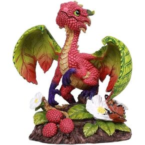 Pacific Giftware Rasberry Garden Dragon by Stanley Morrison Home Decor Statue