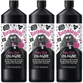 شامبو بوغالوغ بيبي فريش للكلاب، منتجات شامبو للعناية بالكلاب ذات الرائحة الكريهة مع رائحة بودرة الأطفال، أفضل شامبو للجراء بيبي فريش، بلسم شامبو، شامبو نباتي للحيوانات الأليفة... (3X 1 لتر) in Kuwait