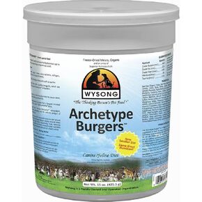 Wysong Archetype Burgers Canine/Feline Diet Dog/Cat Food- 15 Ounce Canister
