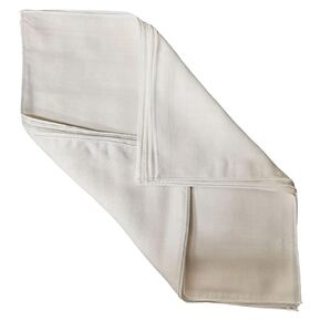 10 Packs of Organic Cotton Muslin Gauze Handkerchiefs, 14 inch x 14 inch, Facial Cleansing Cloths, Hankies, Bath Towel Makeup Remover, Soft and Breathable