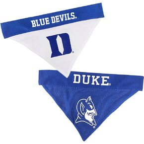 Pets First Collegiate Pet Accessories, Reversible Bandana, Duke Blue Devils, Small/Medium