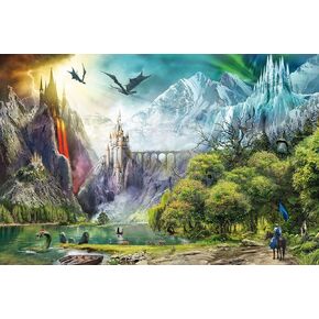 Ravensburger Reign of Dragons 3000-Piece Jigsaw Puzzle | Intricate Dragon-Themed Design | Premium Craftsmanship | Family-Friendly Fun | Ideal for Advanced Puzzlers