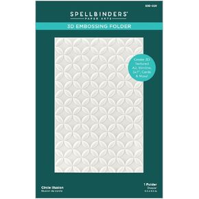 SPELLBINDERS PAPERCRAFTS, INC 3D Embossing Folder, Circle Illusion