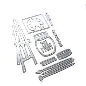 Elizabeth Craft Metal Die-Planner Essentials 59 -Art Party