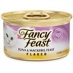 فانسي فيست رقائق التونا والماكريل طعام القطط المعلب، 24 - علب 3 أونصة in Kuwait