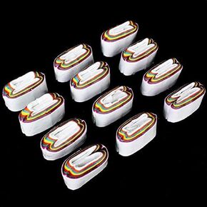 24 Pcs Mouth Coils Vomit Paper Multicolor Stage Magic Tricks Accessories Gimmick Funny Illusion Magic Props