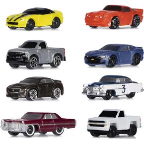 Micro Machines Multipack - Toy Cars and Collectables - Featuring 8 Cadillac and Chevrolet Vehicles - Play and Collect - Amazon Exclusive in Kuwait
