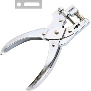 MIAO JIN 2 في 1 خرامة معدنية مستديرة وفتحة يدوية لبطاقات التثقيب اليدوية لصنع بطاقة هوية PVC (3 مم مستديرة وفتحة) in Kuwait