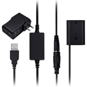 Andoer DR-FZ100 DC استبدال بطارية الدمية NP-FZ100 مع USB DC محول كابل الطاقة قابس الحائط متوافق مع كاميرات Sony A9 A7R3 A7M3 A7S3 A7III A7R4 A7M4 A6600 in Saudi Arabia