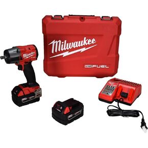 Milwaukee 2962-22R 18V Brushless Mid-Torque Impact Wrench w/Friction Ring Kit