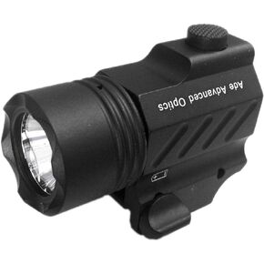 Ade Advanced Optics PL200S-A-1 Ultra Compact Tactical Strobe Flashlight 400 Lm Pistol Handgun Torch light with Strobe Mode for Hiking, Camping, Hunting & Other Indoor/Outdoor activities
