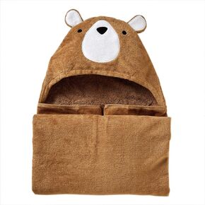 SKL Home Sketched Woodland Hooded Bath Towel 51.00" x 23.00"