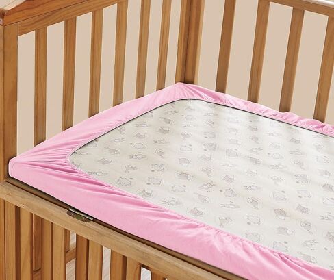 Luxury Silky Soft Baby Crib Fitted Sheet%100 Cotton Jersey Knit | Standard Crib and Toddler Mattresses for Boys and Girls |, Blue in Kuwait
