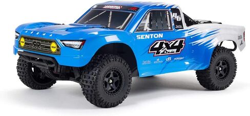 ARRMA 1/10 SENTON 4X4 V3 MEGA 550 Brushed Short Course RC Truck RTR (Transmitter, Receiver, NiMH Battery and Charger Included), Red, ARA4203V3T1 in Saudi Arabia