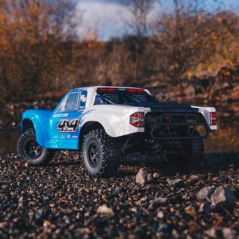 ARRMA 1/10 SENTON 4X4 V3 MEGA 550 Brushed Short Course RC Truck RTR (Transmitter, Receiver, NiMH Battery and Charger Included), Red, ARA4203V3T1 in Saudi Arabia